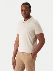 Tommy Jeans Polo DM0DM20676 Beżowy Regular Fit. Brązowe koszulki polo sportowe Tommy Jeans, m, bez wzorów, z bawełny, bez kołnierzyka, bez ramiączek. Za 289.99 zł.