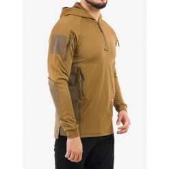 Bluza bushcraft męska Helikon-Tex Range Hoodie. Brązowe bluzy Helikon-Tex, m, bez wzorów, bez kaptura. Za 261.99 zł.