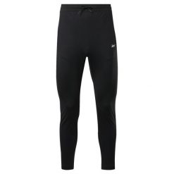 Spodnie Reebok Workout Ready Trackster Knit. Czarne buty treningowe Reebok, bez wzorów, na fitness i siłownię, reebok workout. Za 125.40 zł.