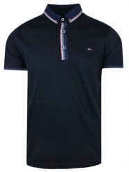 Koszulka POLO, Granatowa Krótki Rękaw, Męska, bez Nadruku, Jednokolorowa. Niebieskie bluzki z długim rękawem New Antracid, m, bez wzorów, z bawełny, bez kołnierzyka, bez ramiączek. Za 145.00 zł.