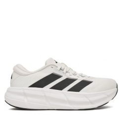 Buty do biegania adidas. Białe buty do biegania Adidas, bez wzorów, bez zapięcia, do biegania. Za 349.99 zł.