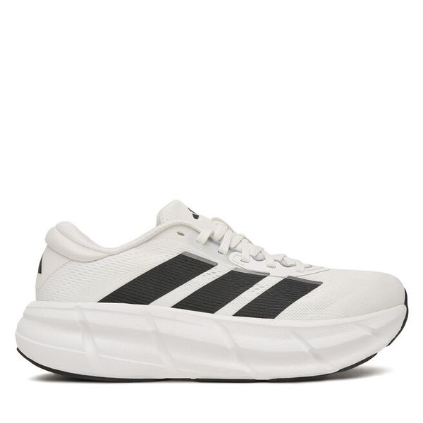 Buty do biegania adidas. Białe buty do biegania Adidas, bez wzorów, bez zapięcia, do biegania. Za 349.99 zł.