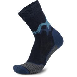 Skarpety trekkingowe męskie Meindl MT3.5 Men z wełną merino. Szare skarpety MEINDL, bez wzorów, z wełny. Za 95.00 zł.