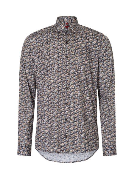 Finshley & Harding Koszula Mężczyźni Slim Fit Bawełna szary|brązowy|zielony, 41. Brązowe koszule Finshley & Harding, m, bez wzorów, z bawełny, bez kołnierzyka, bez ramiączek. Za 279.95 zł.