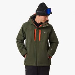 Kurtka narciarska męska Swedemount St. Anton Jacket SR wodoodporna. Brązowe kurtki narciarskie i snowboardowe SWEDEMOUNT, m, bez wzorów, z tkaniny, narciarskie. Za 447.00 zł.