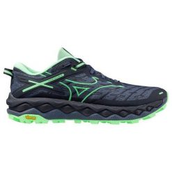 Buty do biegania męskie Mizuno Wave Mujin 10. Niebieskie buty do biegania Mizuno, bez wzorów, z materiału, bez zapięcia, do biegania, mizuno wave. Za 676.60 zł.