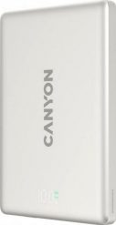 Canyon OnPower 500 PD20W 5000 mAh auminium magnetyczny szary. Szare powerbanki . Za 119.90 zł.