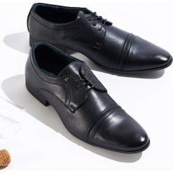 Czarne Półbuty Hantme. Eleganckie półbuty marki Born2be. Za 59.99 zł.