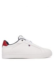 Tommy Hilfiger Sneakersy Lightweight Pinperf Lth Sneaker FM0FM05981 Biały. Białe buty sportowe casual Tommy Hilfiger, bez wzorów, ze skóry, bez zapięcia. Za 409.99 zł.