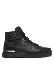 Guess Sneakersy FMFWYS LEL12 Czarny. Czarne buty sportowe casual Guess, z aplikacjami, ze skóry, bez zapięcia. Za 584.99 zł.