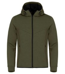 Clique Hayden kurtka z kapturem z miękkiego materiału air-layer. Zielone kurtki CLIQUE, xl, bez wzorów, z elastanu, z kapturem. Za 250.84 zł.