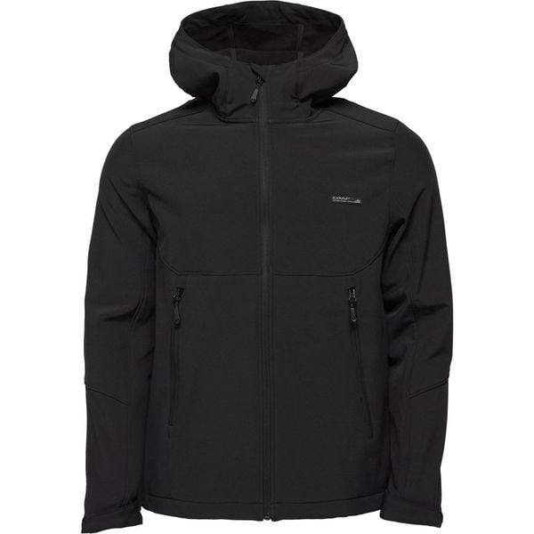 Kurtka Softshell Loap Lucas Męska XL – Wiatroodporna, Oddychająca. Czarne kurtki GLOMEX, m, bez wzorów, z softshellu, bez kaptura. Za 219.89 zł.