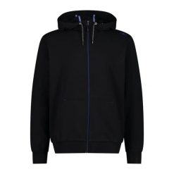 Bluza męska turystyczna CMP 32D8077. Niebieskie bluzy CMP, m, bez wzorów, bez kaptura. W wyprzedaży za 188.99 zł.