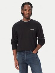 HUGO Bluza Nodacrew 50572390 Czarny Regular Fit. Czarne bluzy Hugo, m, bez wzorów, z bawełny, bez kaptura. Za 296.99 zł.