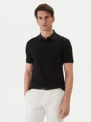 BOSS Polo Pallas 50553564 Czarny Regular Fit. Czarne koszulki polo Boss, m, bez wzorów, z bawełny, bez kołnierzyka, bez ramiączek. Za 499.99 zł.