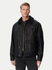 Karl Lagerfeld Jeans Kurtka przejściowa B4M14022 Czarny Relaxed Fit. Czarne kurtki Karl Lagerfeld Jeans, l, bez wzorów, z bawełny, bez kaptura. Za 999.99 zł.