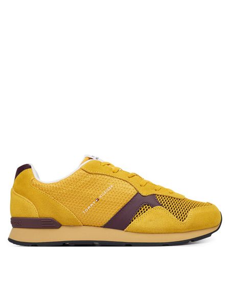 Tommy Hilfiger Sneakersy FM0FM05831 Żółty. Żółte buty sportowe casual Tommy Hilfiger, bez wzorów, z materiału, bez zapięcia. Za 343.99 zł.