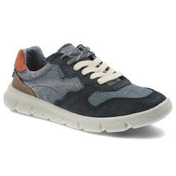 Granatowe Sneakersy Jeep Sportowe Obuwie Męskie. Niebieskie buty sportowe casual Jeep, bez wzorów, bez zapięcia. Za 369.00 zł.