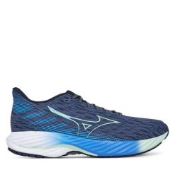 Buty do biegania Mizuno. Niebieskie buty do biegania Mizuno, bez wzorów, bez zapięcia, do biegania, mizuno wave. Za 439.99 zł.
