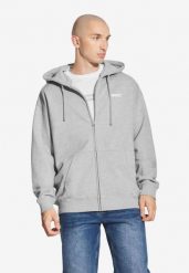 Bluza sportowa męska Prosto Logo z kapturem. Szare bluzy z kapturem Prosto., l, bez wzorów, z bawełny, z kapturem. Za 189.99 zł.