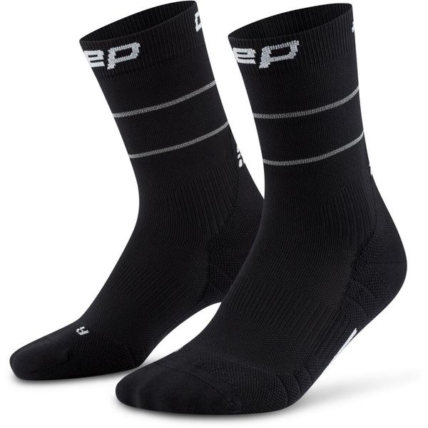 Skarpety kompresyjne CEP Compression Pro Reflective 2.0 Mid Cut. Czarne odzież kompresyjna CEP, bez wzorów. Za 114.00 zł.