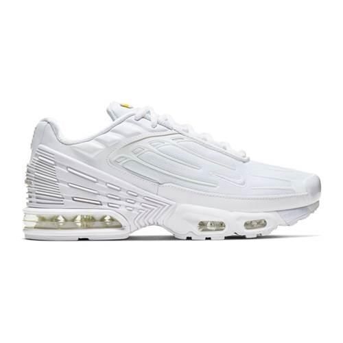 Buty do chodzenia męskie Nike Air Max Plus 3. Białe buty sportowe casual Nike, bez wzorów, z materiału, bez zapięcia, nike air max. Za 1,096.00 zł.