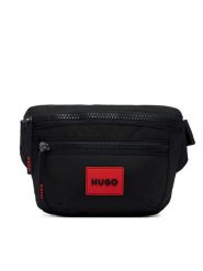 HUGO Nerka 50568248 Czarny. Czarne saszetki i nerki Hugo, bez wzorów, z materiału. Za 384.99 zł.