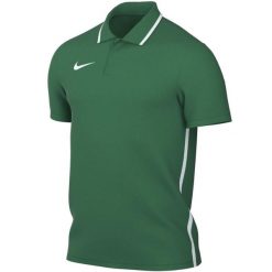 Koszulka męska Nike Dri-Fit Park 26 Polo. Zielone koszulki polo sportowe Nike, bez wzorów, z poliesteru, bez ramiączek. Za 89.99 zł.
