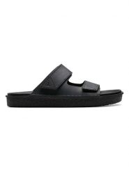 Clarks Skórzane klapki "Litton" w kolorze czarnym rozmiar: 40. Czarne klapki Clarks. Za 207.88 zł.