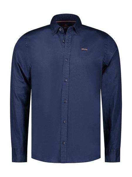 NEW ZEALAND AUCKLAND Koszula w kolorze granatowym rozmiar: L. Niebieskie koszule New Zealand Auckland, l, bez wzorów, bez kołnierzyka, bez ramiączek. Za 170.87 zł.