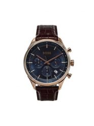 Boss Zegarek Gregor 1514050 Brązowy. Brązowe, analogowe zegarki Boss. Za 1,469.00 zł.