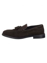 GANT Footwear Skórzane mokasyny "Lozham" w kolorze beżowym rozmiar: 42. Brązowe botki sznurowane GANT Footwear, bez wzorów, bez obcasa, bez zapięcia. Za 493.95 zł.