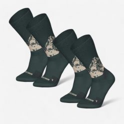 Skarpety turystyczne MH500. Skarpety QUECHUA, bez wzorów, z elastanu. Za 69.99 zł.