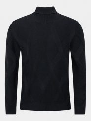 Lindbergh Golf 30-804043 Czarny Relaxed Fit. Czarne golfy Lindbergh, m, bez wzorów, z bawełny, bez kołnierzyka, bez ramiączek. Za 219.99 zł.