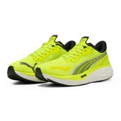 Buty do biegania męskie PUMA Velocity Nitro 3. Żółte buty do biegania Puma, bez wzorów, bez zapięcia, do biegania. Za 379.99 zł.