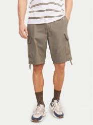 Jack&Jones Szorty materiałowe Jpstcole 12248685 Brązowy Regular Fit. Brązowe szorty Jack&Jones, m, bez wzorów, z bawełny. Za 129.99 zł.