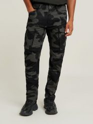 G-Star Bojówki - Tapered fit - w kolorze szaro-czarnym rozmiar: W30/L30. Czarne joggery i bojówki G-Star, l, bez wzorów, retro. Za 172.49 zł.
