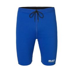 Spodenki termiczne Select 6400. Niebieskie bielizna termoaktywna Select, l, bez wzorów, z materiału, bez ramiączek, do piłki nożnej. Za 208.00 zł.