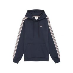 Bluza z kapturem Fila Biella Regular. Niebieskie bluzy z kapturem Fila, m, z aplikacjami, z bawełny, z kapturem. Za 342.50 zł.