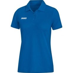 Polo Jako Base. Niebieskie koszulki polo JAKO, bez wzorów, bez kołnierzyka, bez ramiączek. Za 219.50 zł.