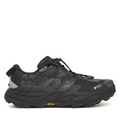 Buty do biegania Hoka. Czarne buty do biegania HOKA, bez wzorów, z gore-texu, bez zapięcia, do biegania, gore-tex. Za 899.99 zł.