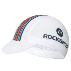 Czapka z daszkiem pod kask unisex Rockbros MZ10022. Białe czapki z daszkiem ROCKBROS, na lato, bez wzorów, z materiału. Za 41.00 zł.