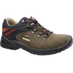 Buty trekkingowe męskie, Grisport Marrone Scamoscia. Brązowe buty trekkingowe Grisport, bez wzorów, bez zapięcia, trekkingowe. Za 199.99 zł.