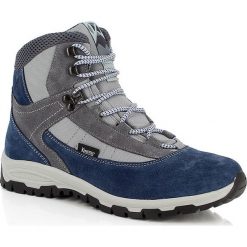 Skórzane buty turystyczne "Parbat" w kolorze czarno-szarym. Buty trekkingowe marki Kimberfeel. W wyprzedaży za 279.95 zł.
