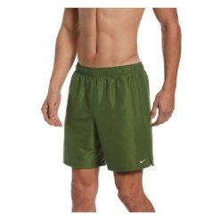 Męskie Spodenki Kąpielowe 7 Volley M NESSA559. Zielone kąpielówki Nike, m, bez wzorów. Za 110.99 zł.