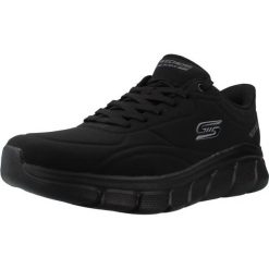 Buty SKECHERS BOBS B FLEX - SMOOTH EDGE Czarny. Czarne buty turystyczne Skechers, bez wzorów, z syntetyku, bez zapięcia, na fitness i siłownię. Za 320.99 zł.