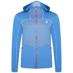 Męski polar turystyczny z suwakiem Revive II. Niebieskie bluzy z polaru Dare 2B, m, bez wzorów, z elastanu, bez kaptura. W wyprzedaży za 286.00 zł.