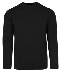 Klasyczny Sweter Męski - Rigon - Bawełna - Czarny. Czarne swetry rozpinane Rigon, l, bez wzorów, z bawełny, bez kołnierzyka, bez ramiączek. Za 175.00 zł.