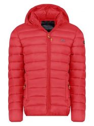 Geographical Norway Kurtka pikowana "Amigolor" w kolorze czerwonym rozmiar: XL. Czerwone kurtki Geographical Norway, xl, bez wzorów, bez kaptura. Za 192.33 zł.