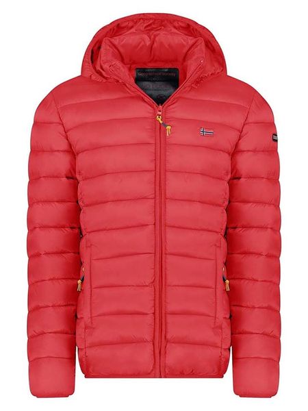Geographical Norway Kurtka pikowana "Amigolor" w kolorze czerwonym rozmiar: 3XL. Czerwone kurtki Geographical Norway, xl, bez wzorów, bez kaptura. Za 94.16 zł.